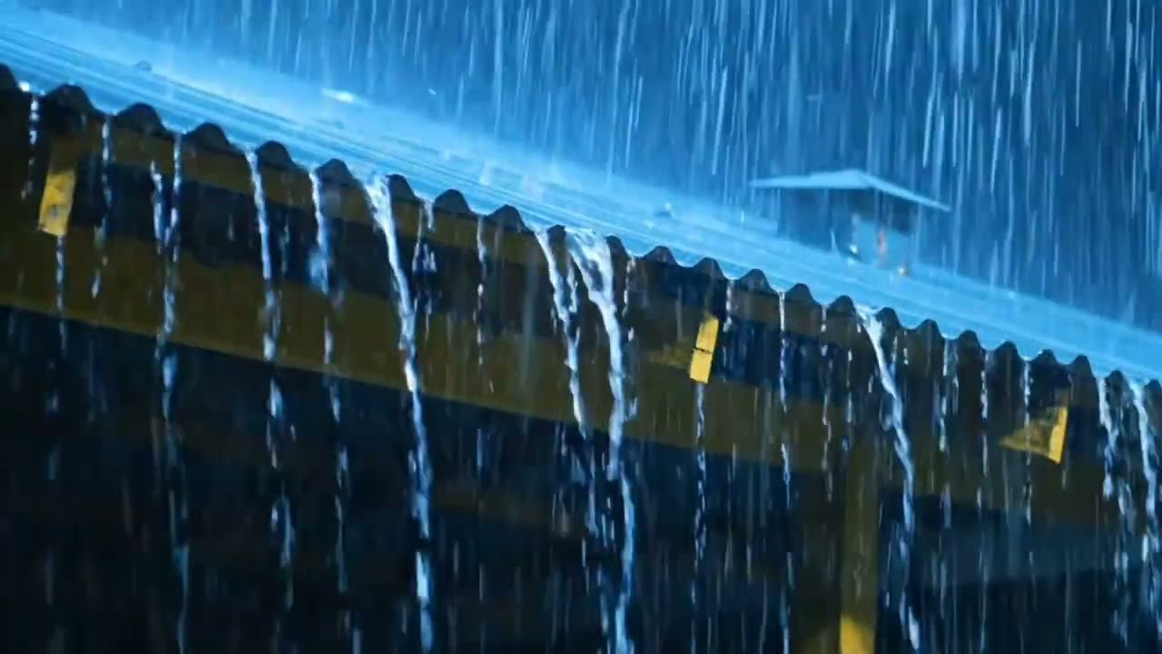 Deep Relaxing Heavy Rainy to Relieve Stress, Anxiety and Depression Heals The Mind