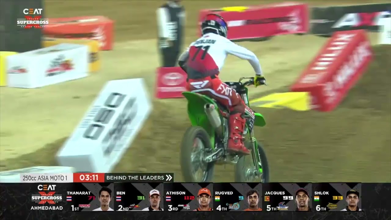250 CC India & Asia Mix - Moto 1 | Indian Supercross Racing League