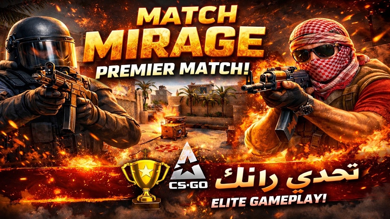 🎮Counter Strike 2 Ranked Mirage | آخر راوند كان مُخجل 😂