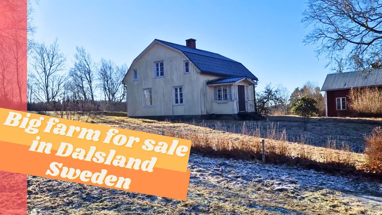 Big farm for sale in Dalsland Sweden