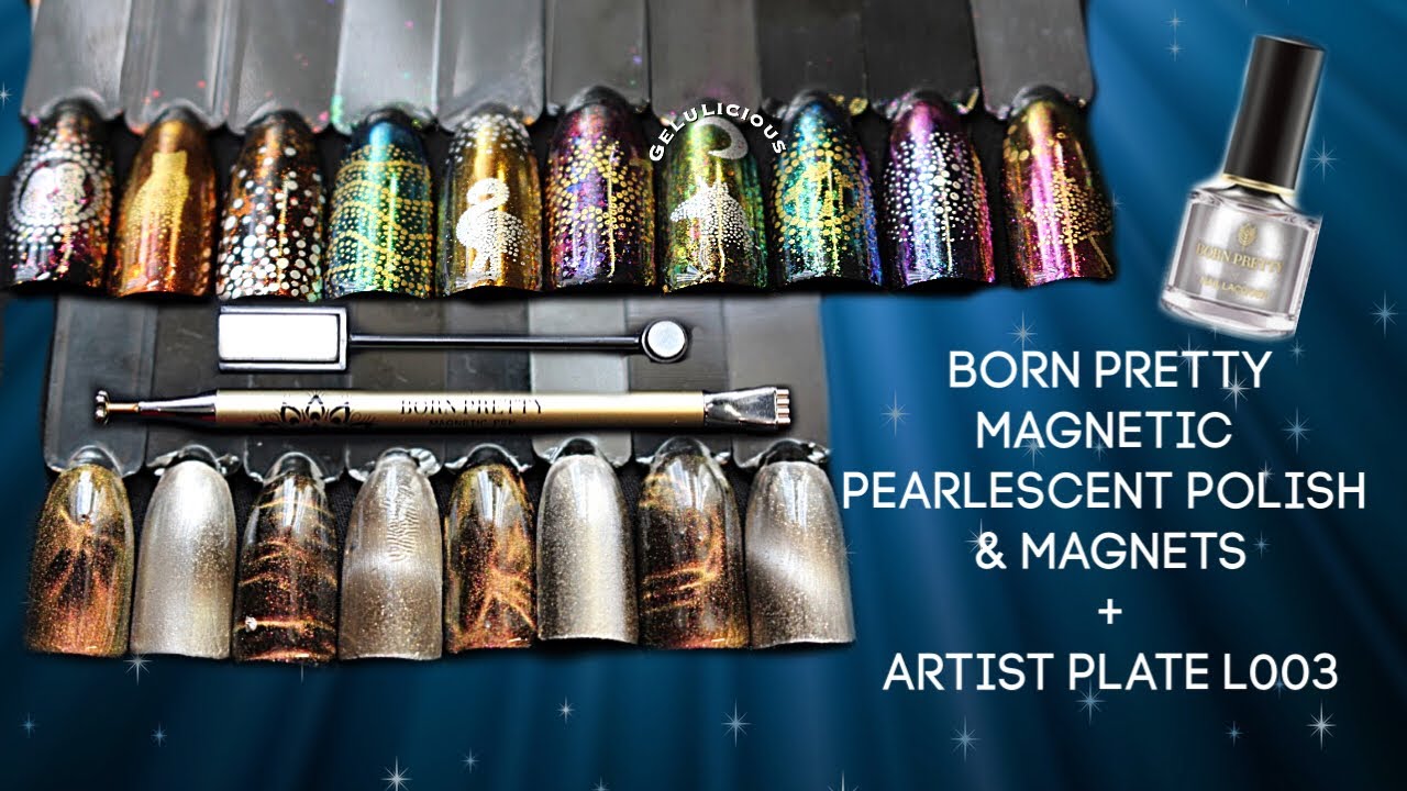 Born Pretty Pearlescent Magnetic Polish & Artist Stamping Plate Review