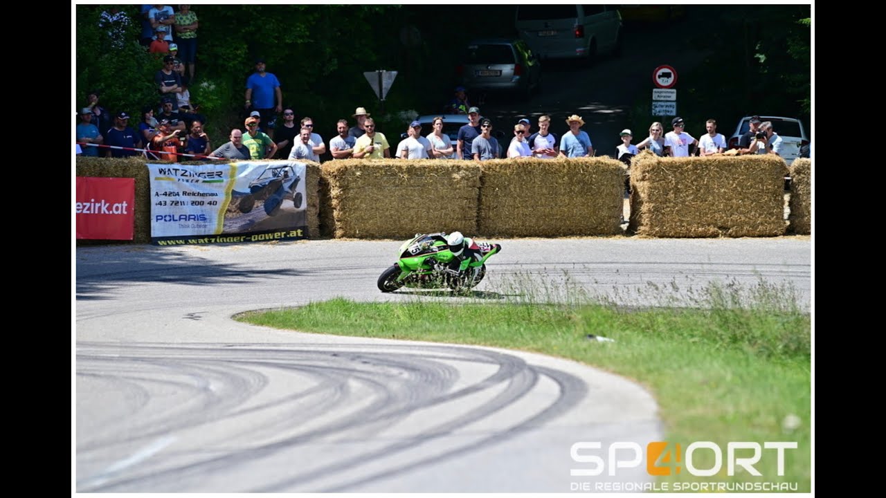 Bergrennen Julbach 2022 / #175 onboard Kawasaki ZX6R / Lauf 1
