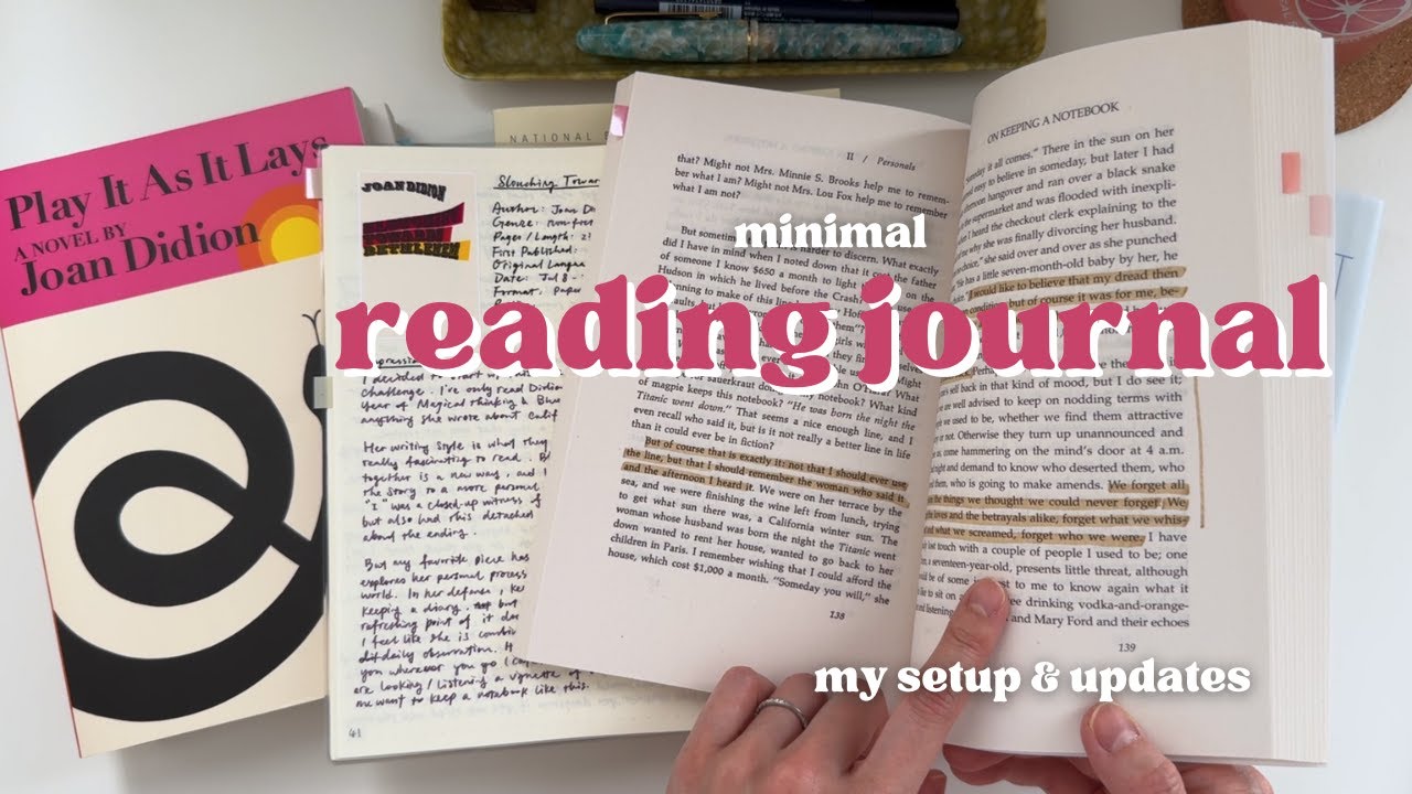 Мой минималистичный читательский дневник 📖 читаю Джоан Дидион 30 дней
