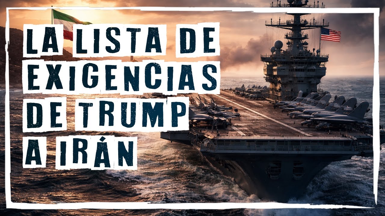 ✅ Las CONDICIONES de TRUMP para no atacar Irán