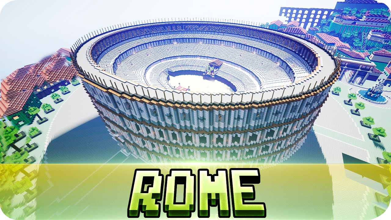 Minecraft - The City of Rome - Epic Map w/ Download