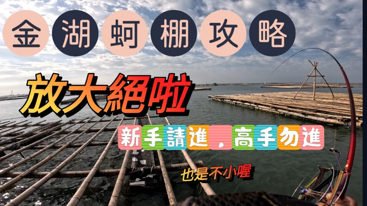放大絕啦！金湖蚵棚釣魚攻略，釣組分享與實戰