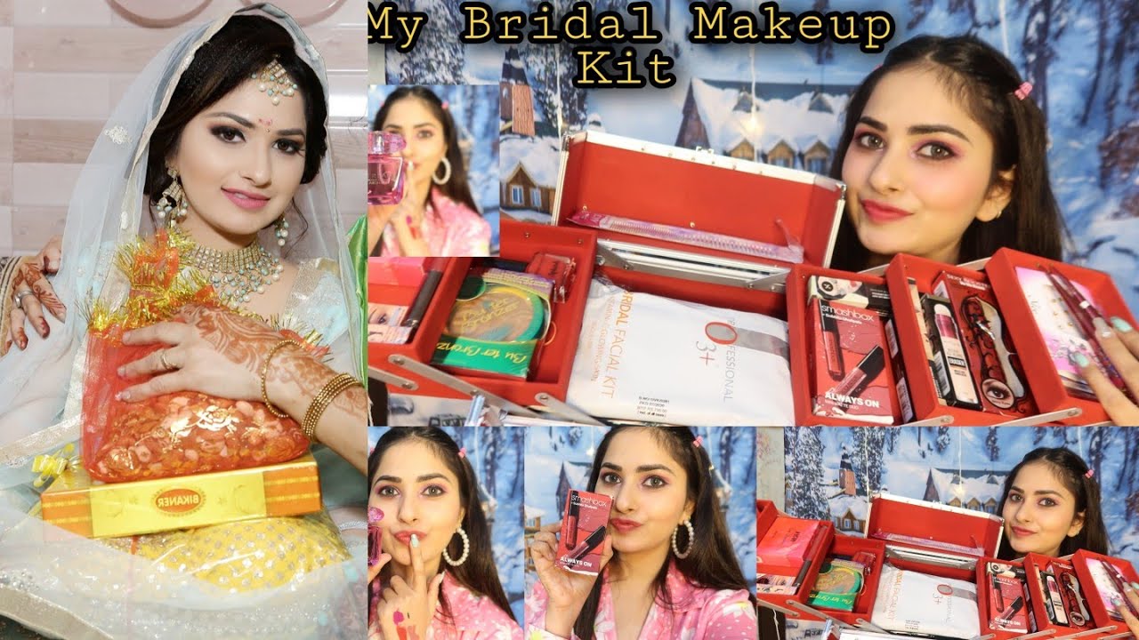 My Bridal Makeup Kit || Engagement pe Sasural se mili mujhe Bridal Makeup Kit