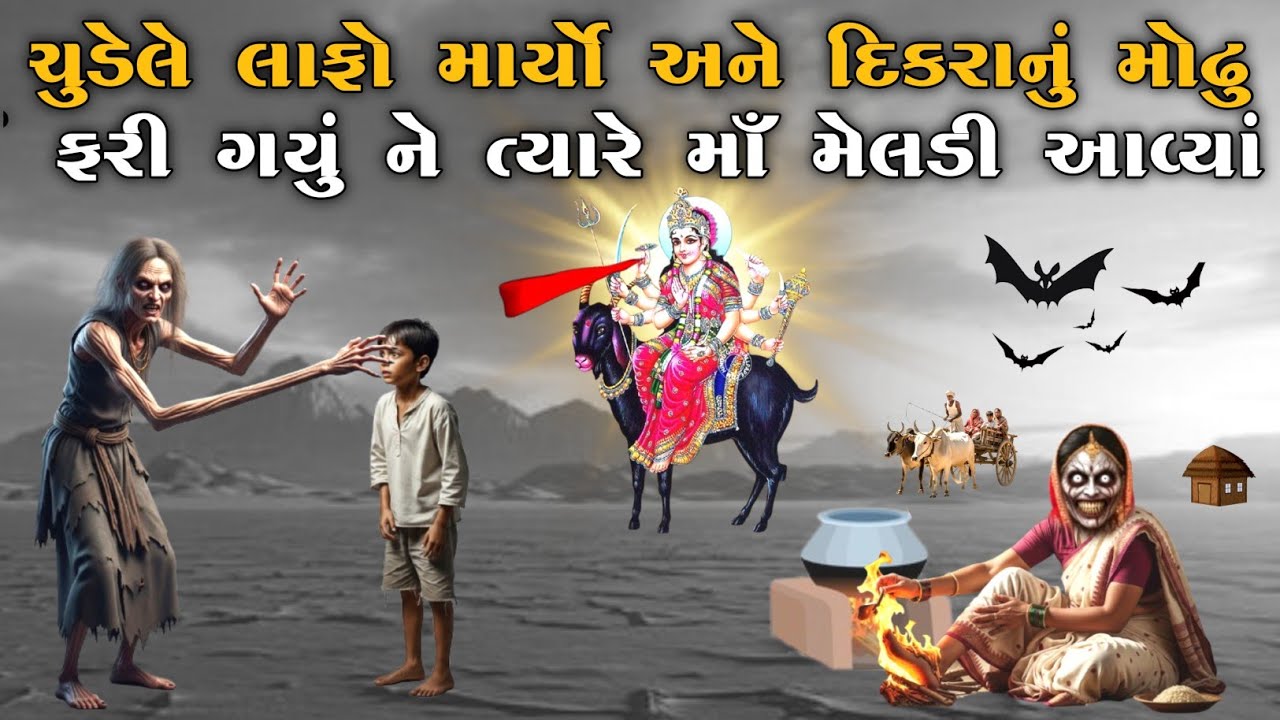 ચૂડેલે લાફો માર્યો અને દીકરા નું મોઢું ફરી ગયું ત્યારે માં મેલડી આવ્યાં | Meladi ma no itihas