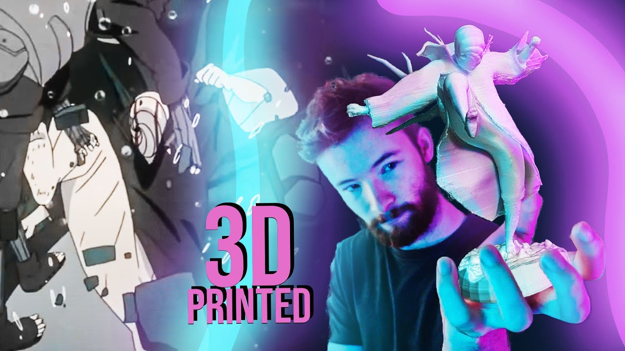 3D Printing my own Naruto Statue