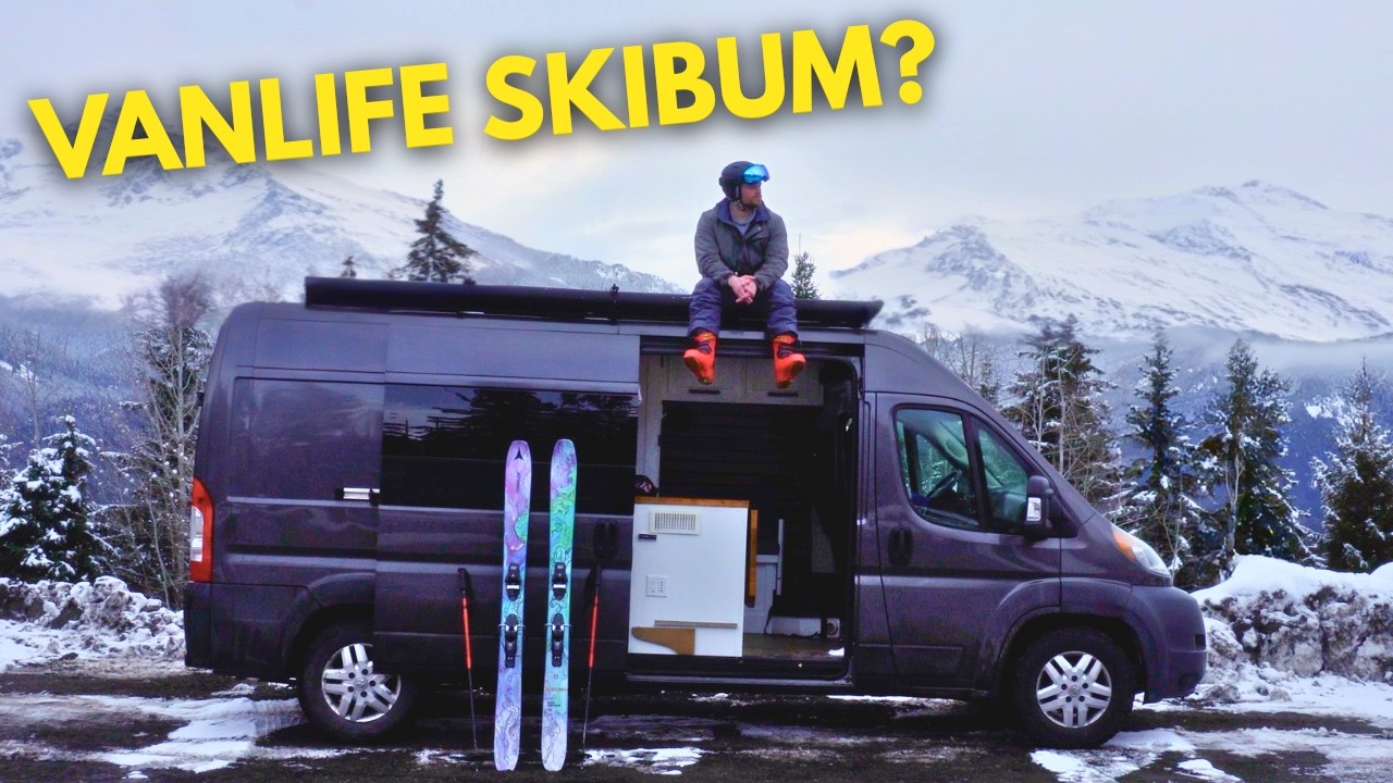Living in My Van and Skiing INSANE Whistler Pow Day (REAL Day in the Life)