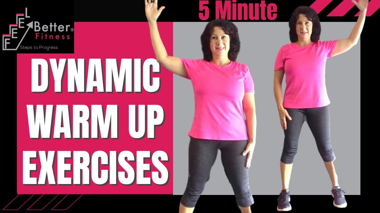 5 Minute Dynamic Warm Up Exercises - Low Impact