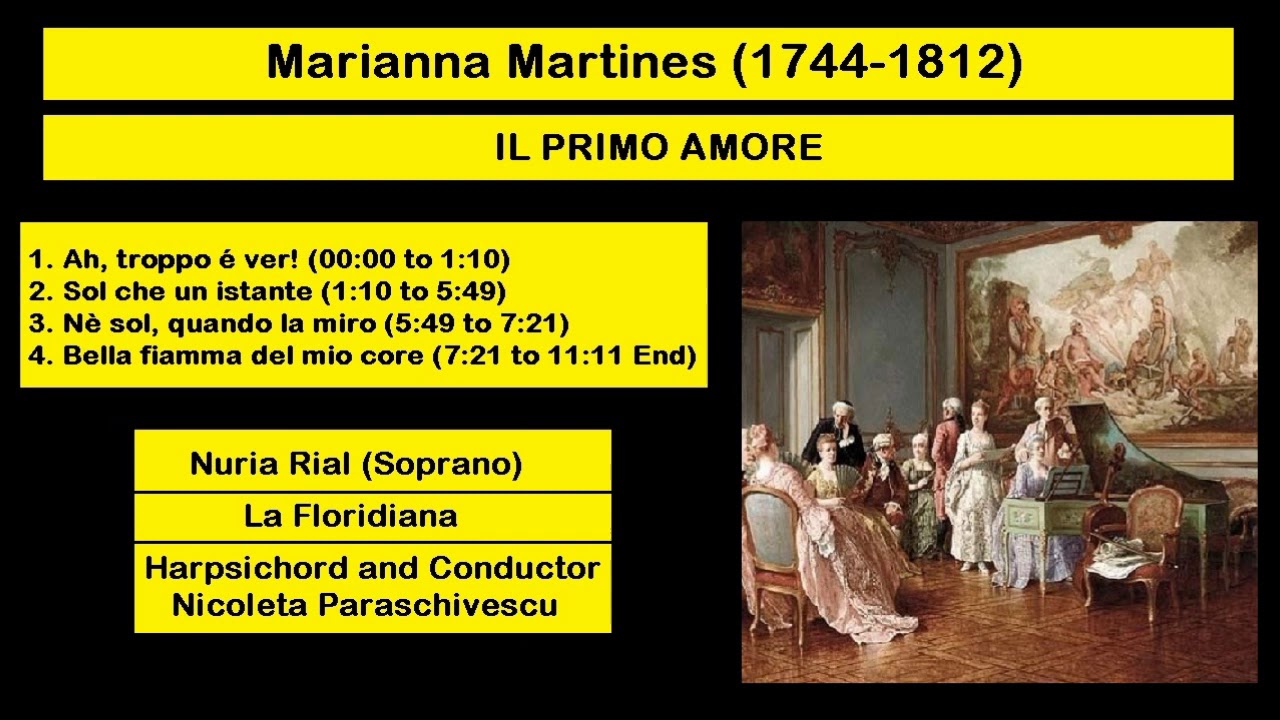 Marianna Martines (1744-1812) - Il primo amore