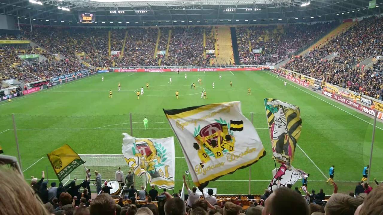 Dynamo Dresden gegen Stuttgart Stimmung 15.10.16