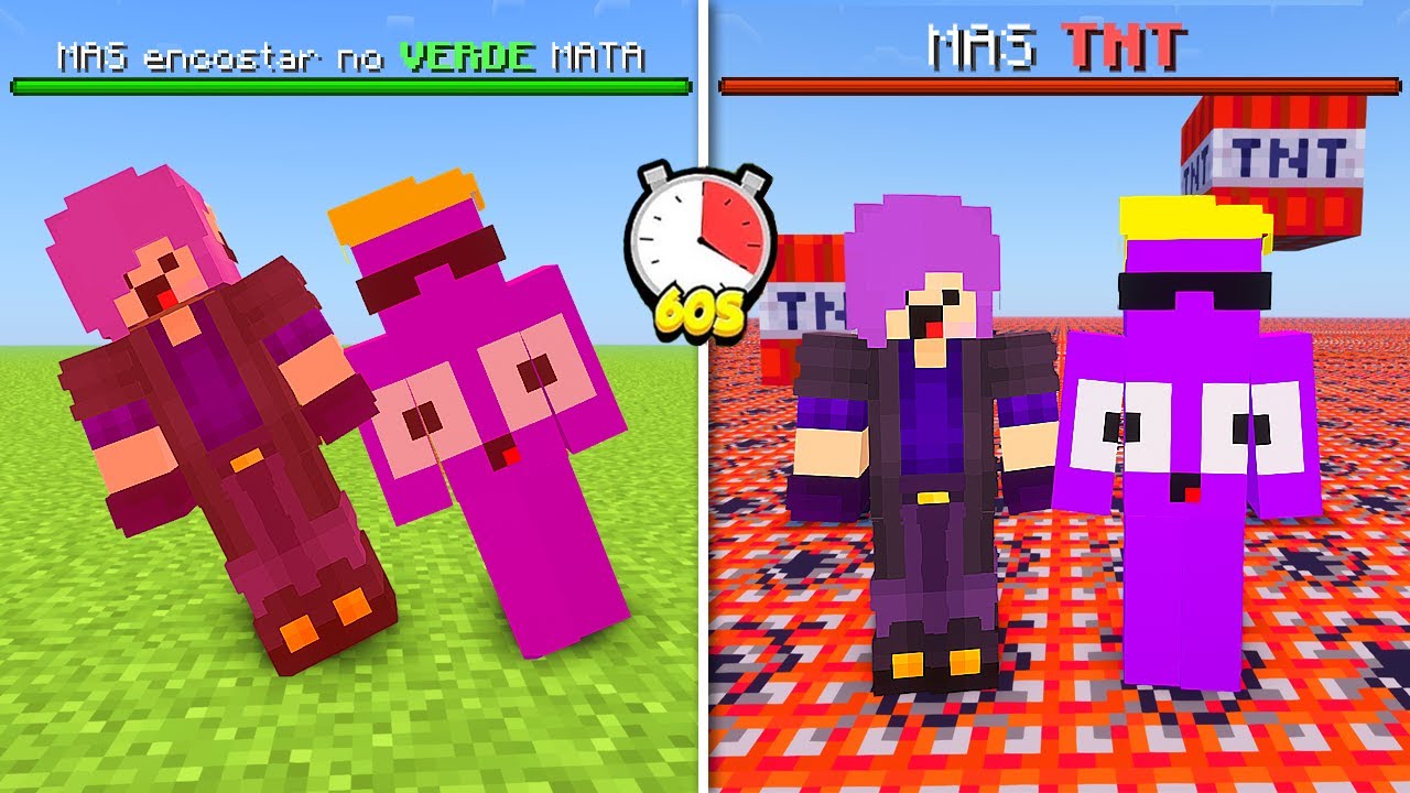 Minecraft MAS o *𝙈𝘼𝙎* muda a cada MINUTO!!!