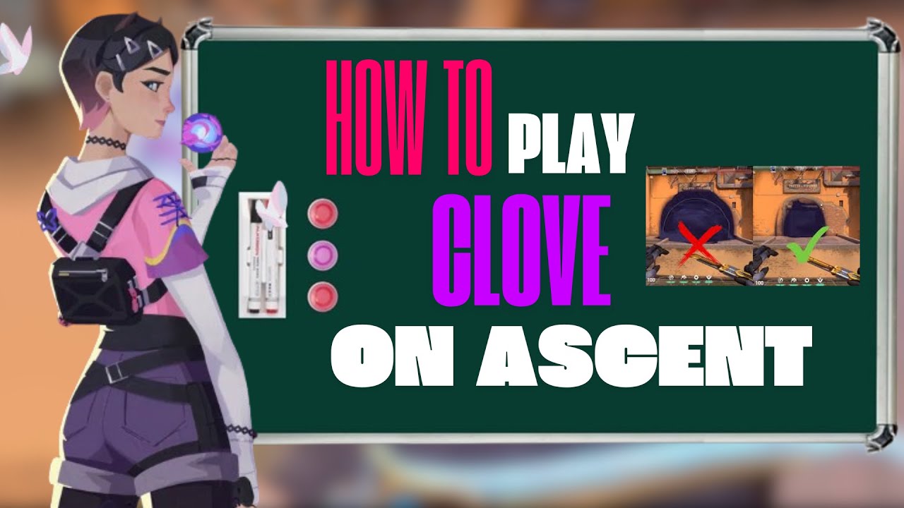 🎮 How to Play Clove and Smoke on the ASCENT Map | Valorant Guide #valorantguide
