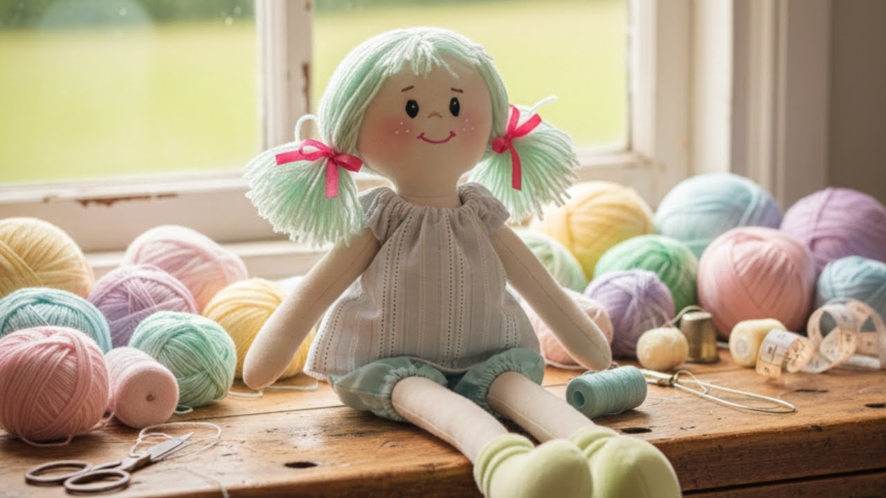🌟 Сделайте свою ЛЕГКУЮ И КРАСИВУЮ КУКЛУ🧸