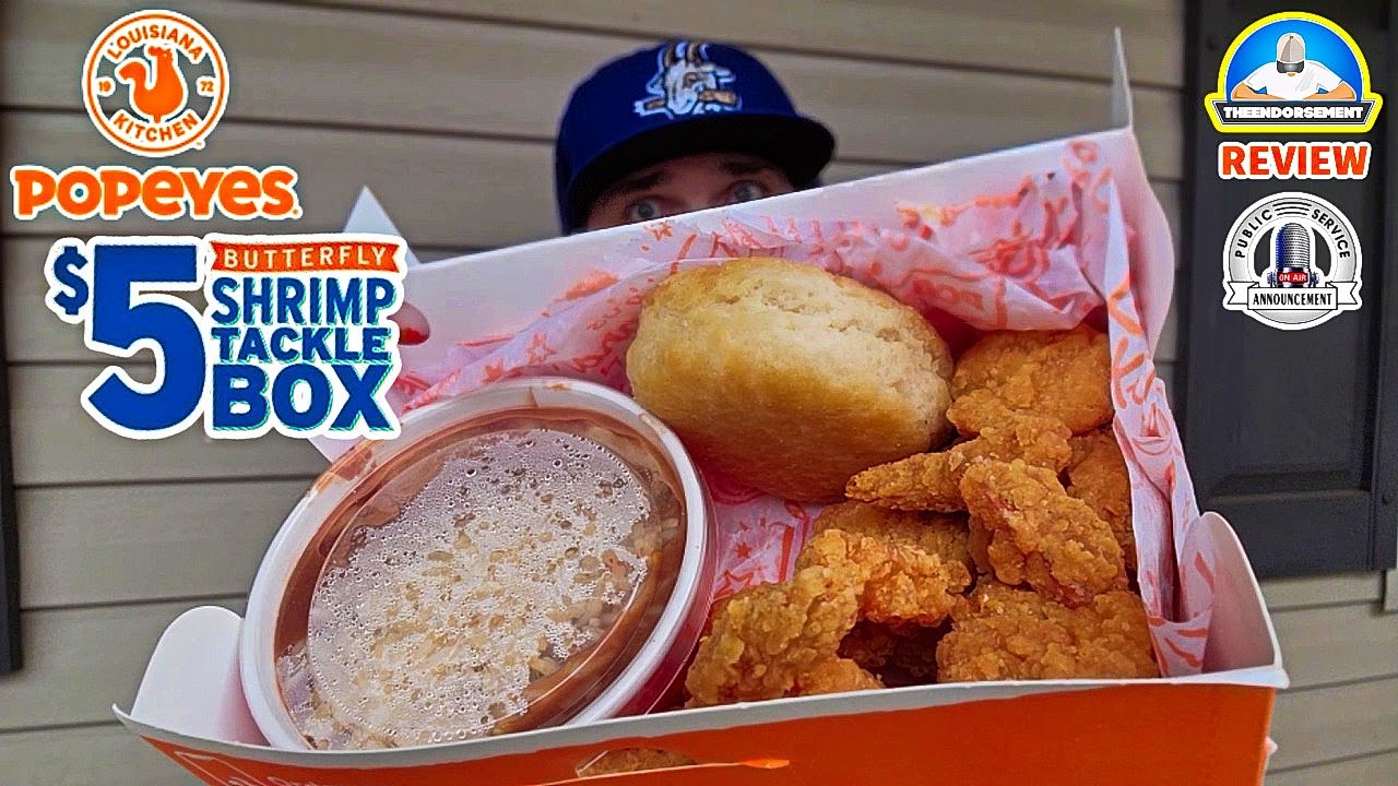 Popeyes® Bufferfly Shrimp Tackle Box Review! ⚜️🦋🍤 | PSA | theendorsement
