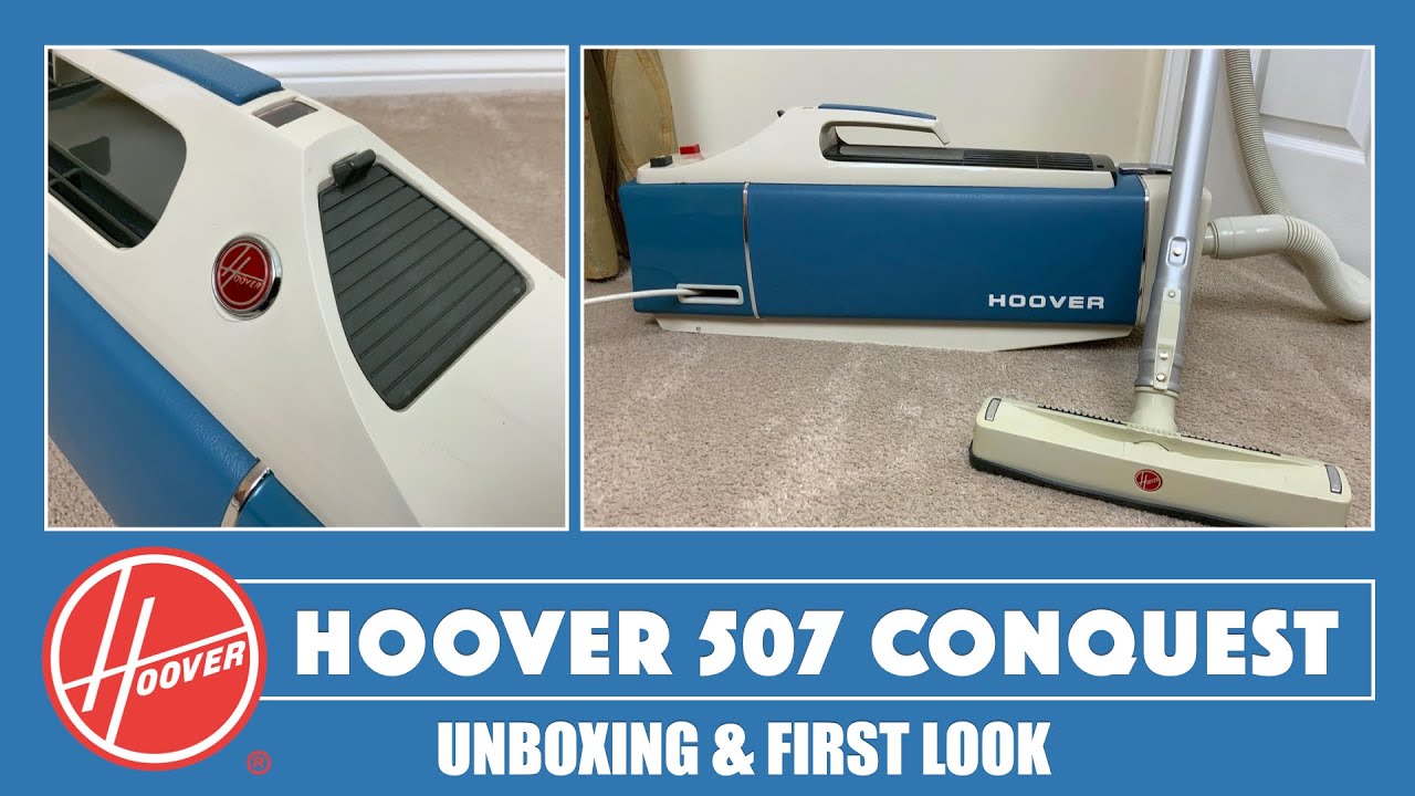 Rare 1973 Vintage Hoover 507 Conquest Vacuum Cleaner Unboxing & First Look