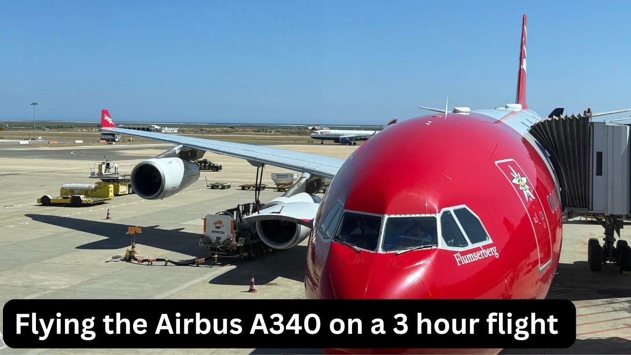 ✈Trip report | Edelweiss A340-300 | Flying the A340 within Europe |  Zurich - Faro  ✈