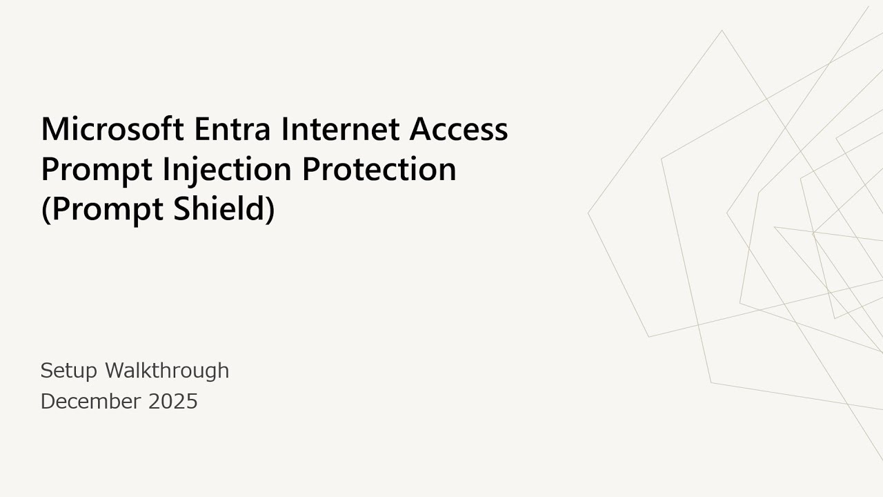 Microsoft Entra Internet Access - Prompt Policy - Setup Demo