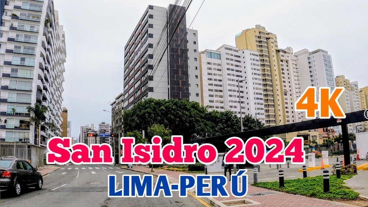 LIMA PER&Uacute; 4K | UN RECORRIDO POR  LAS AVENIDAS DE SAN ISIDRO | D&Iacute;A 09/06/2024