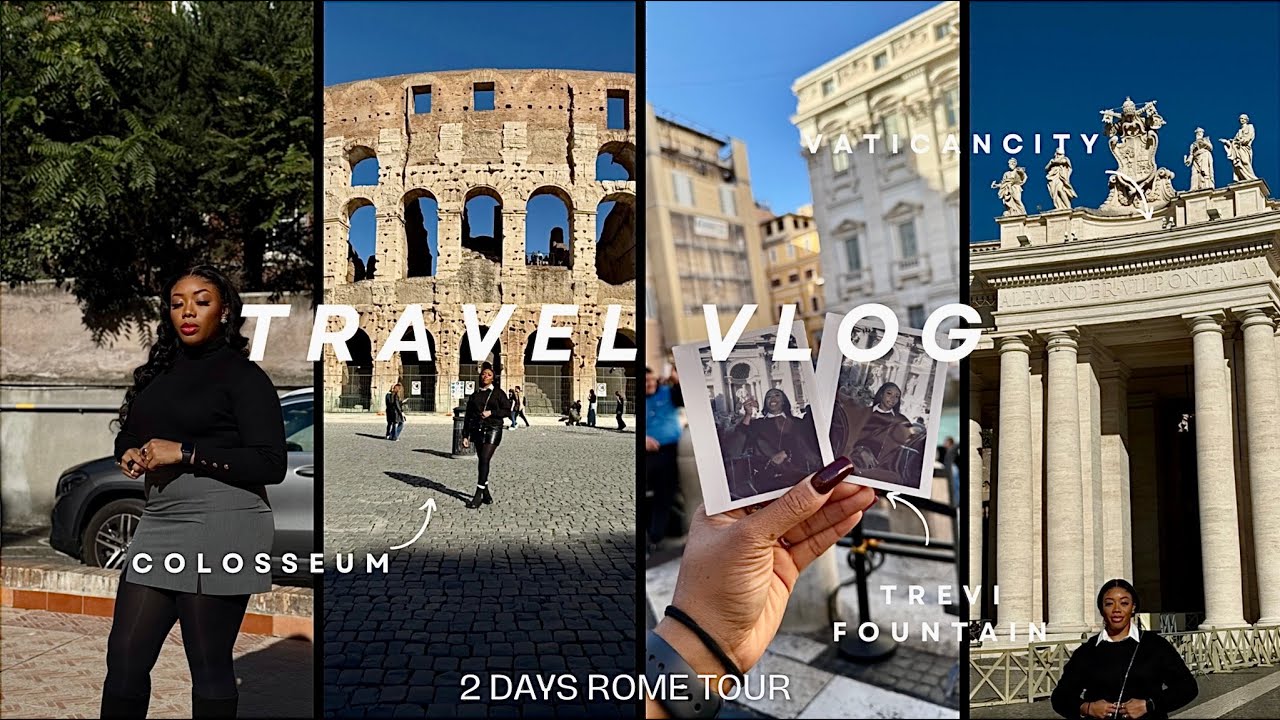 Rome Vlog: First Time in Rome. Colosseum, Vatican City & More! 🇮🇹