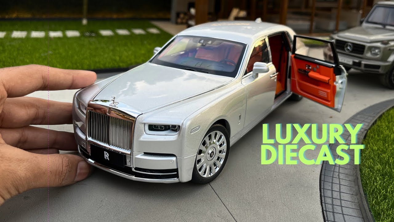 $500 Rolls Royce Phantom VIII 1:18 Scale Car Unboxing | Super Realistic Diecast Model Car