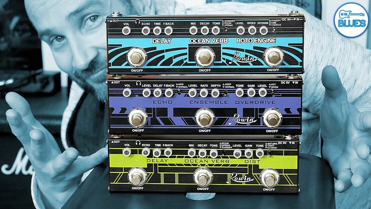 The Rowin Multi-Effects Pedal Range DAP-1 DAP-2 DAP-3