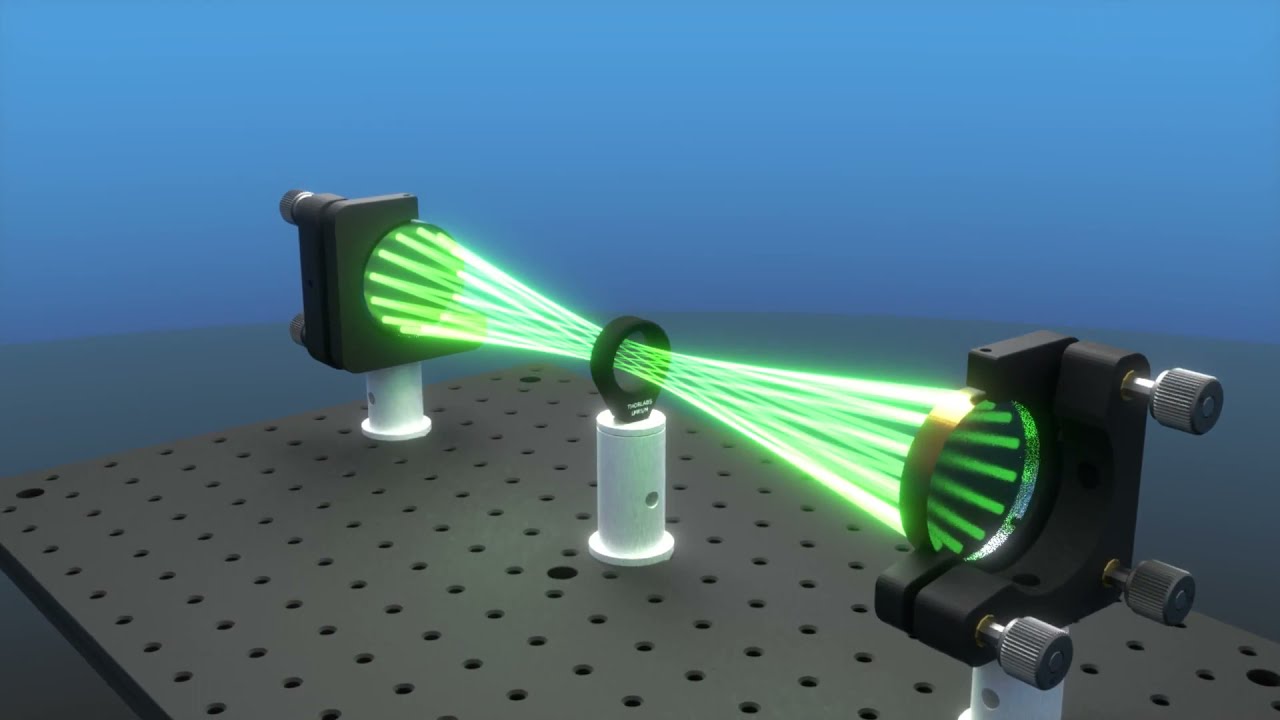 Animation of a Multipass Cell (Herriott Cell) for spectral broadening and pulse compression