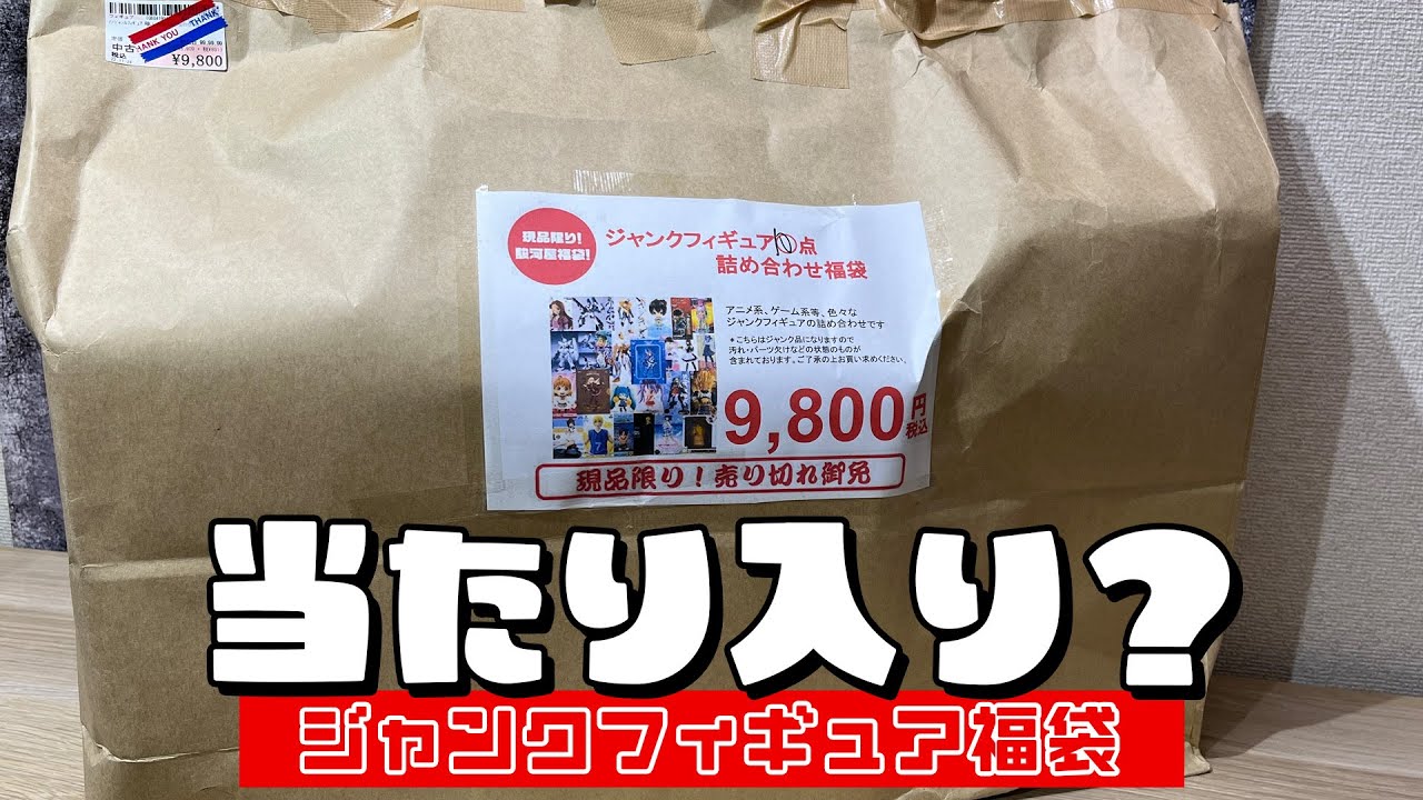 9800円で10体入りなら当たり枠にスケールフィギュアもあって欲しい！ジャンクフィギュア福袋開封