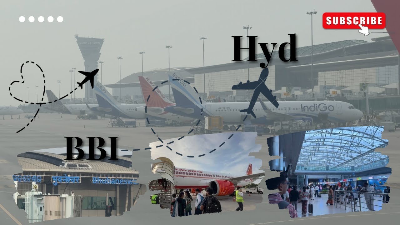 My First Flight Vlog: Air India Express | Bhubaneswar to Hyderabad Experience