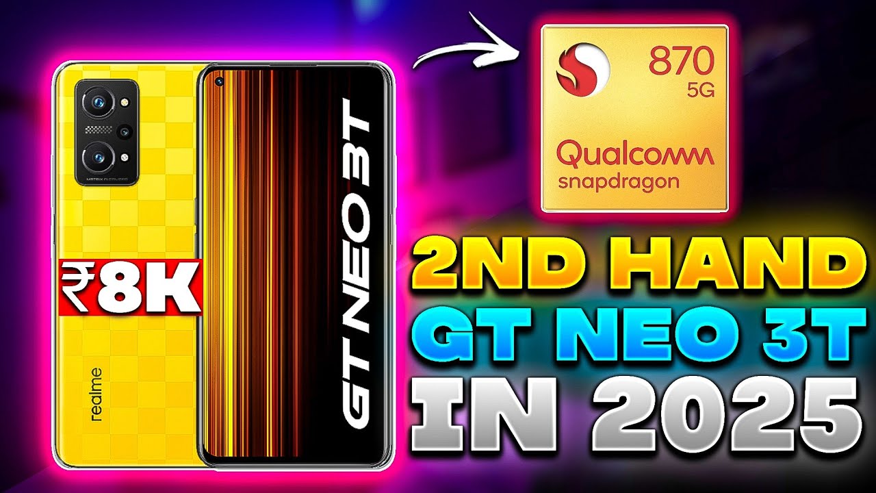 Realme GT Neo 3T in 2025 🔥 Best Used Flagship Under ₹8,000? | Snapdragon 870 Gaming & Honest Review