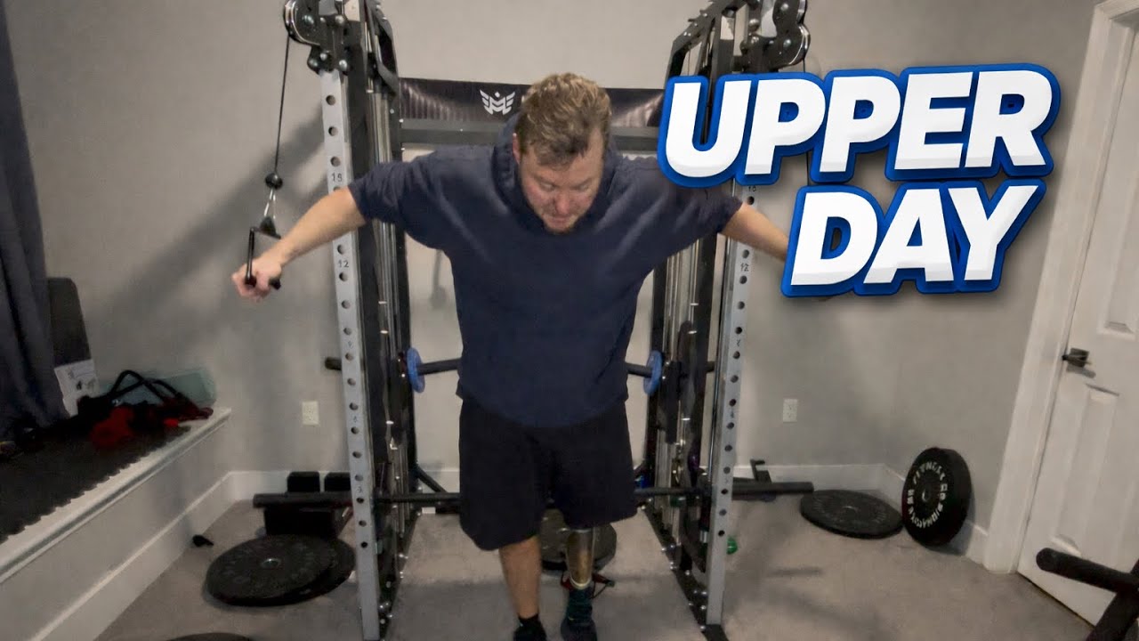 Upper Body Training With a Prosthetic (Real Gym Workout)