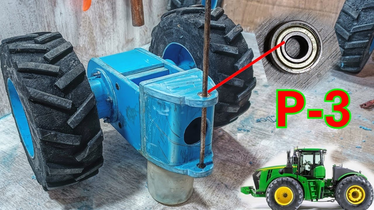 HOW TO MAKE THE CENTRAL PART OF TRACTOR RC