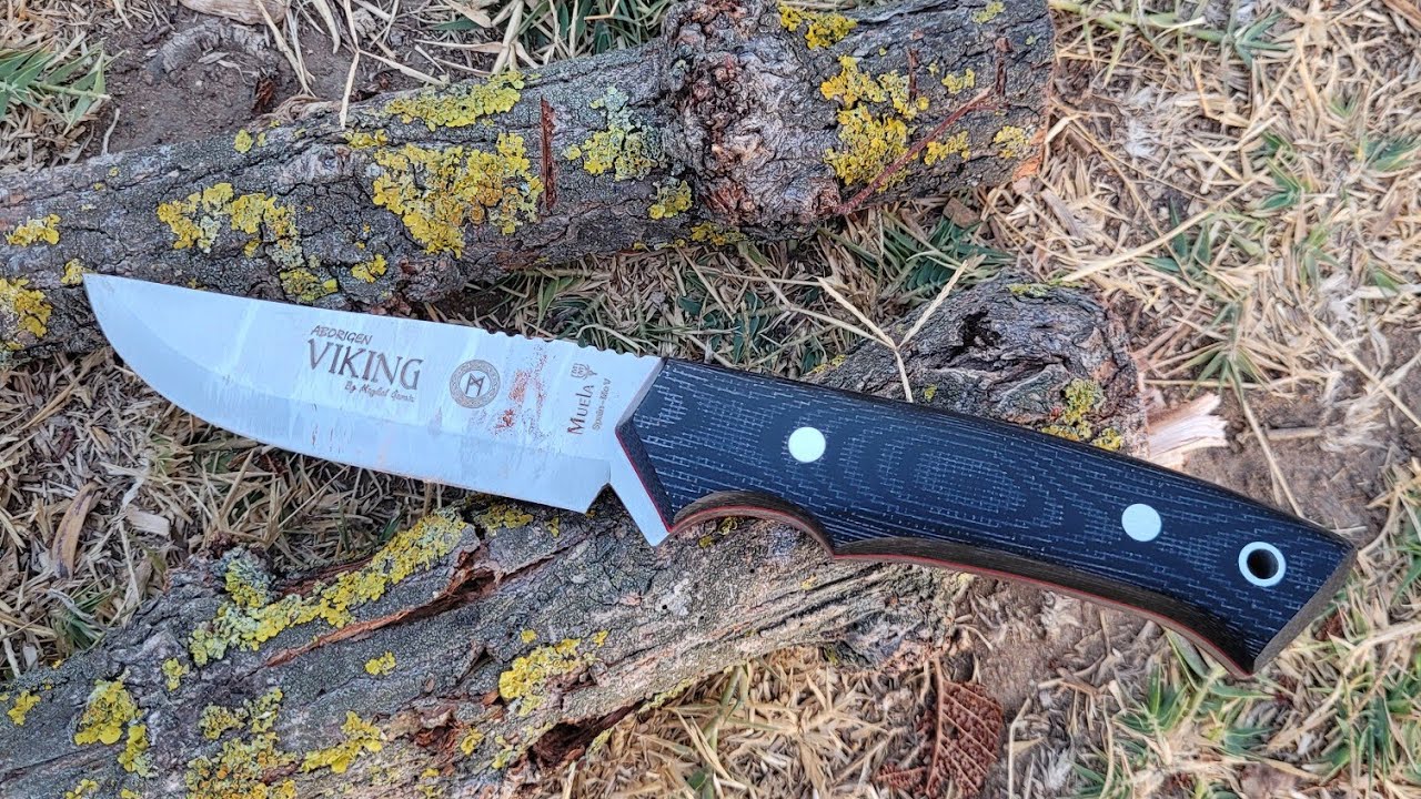 CUCHILLO 🔪 MUELA VIKING,BUSHCRAFT,SUPERVIVENCIA, CAZA,EL FILO TOTAL#bushcraft#MUELAABORIGEN