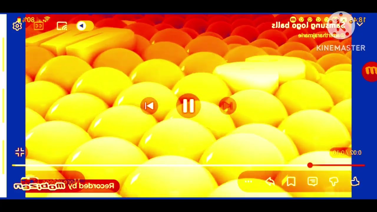 Samsung logo balls effects