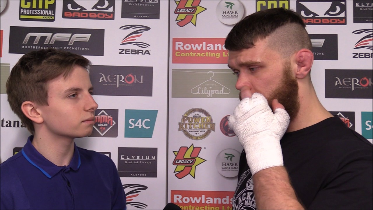 Gavin Hughes Aeron MMA FC 1 Post Fight Interview