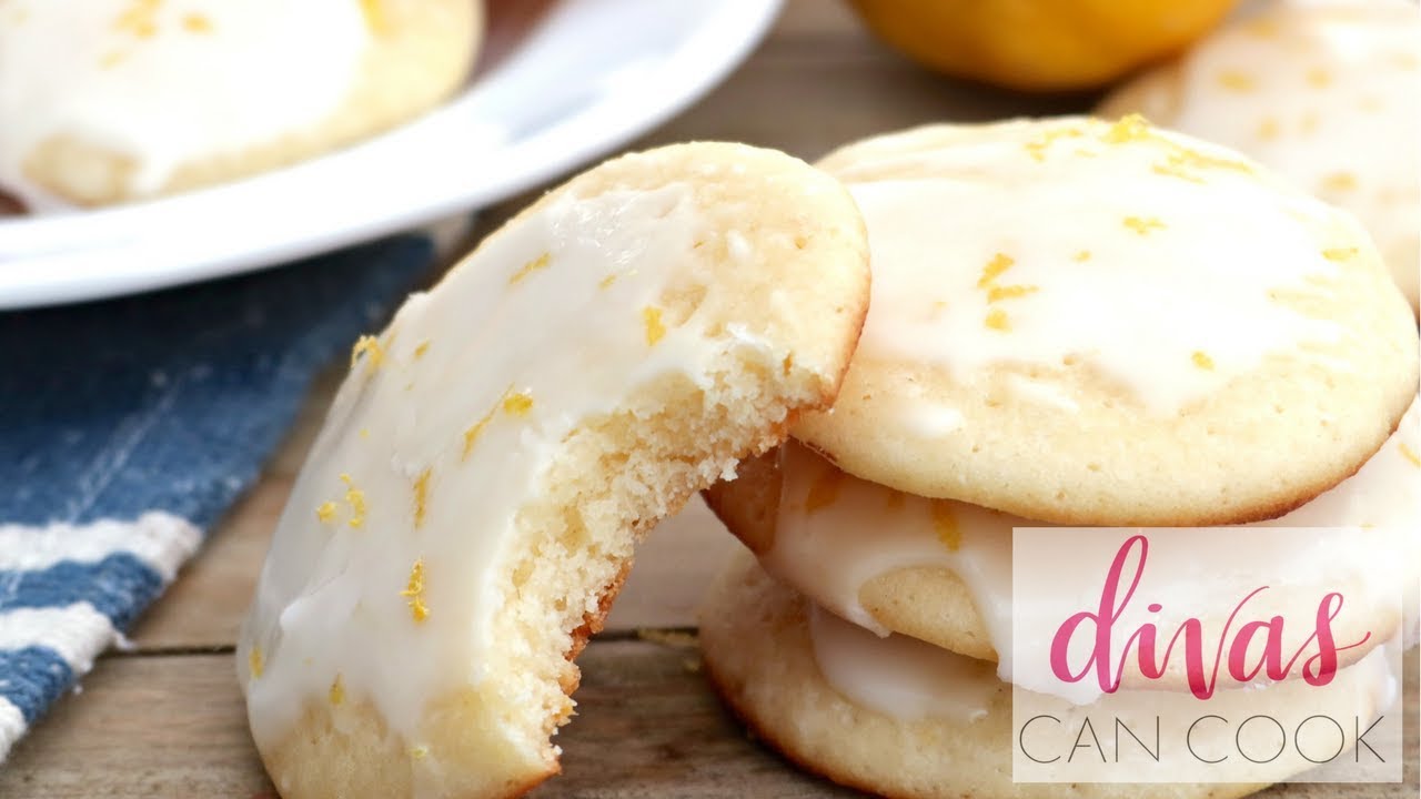 Glazed Lemon Pound Cake Cookies