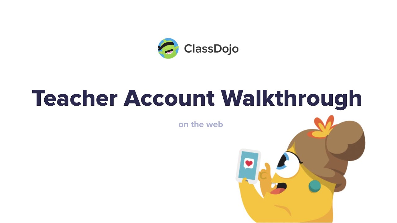Пошаговое руководство по работе с учетной записью учителя ClassDojo (веб-страница)