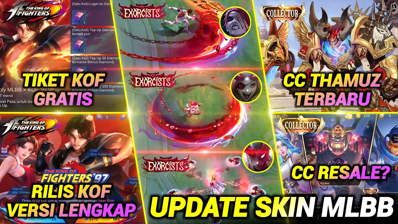 TIKET DRAW KOF GRATIS!? UPDATE EFEK EXORCIST 3.0, CC THAMUZ BARU, CC RESALE, DISKON SKIN EUDORA DLL
