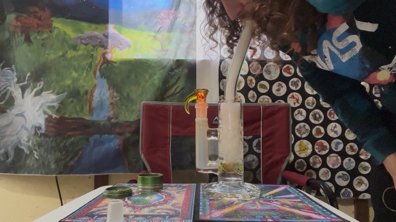 Olympic Glass Worked Horizonline Bent Neck Sesh