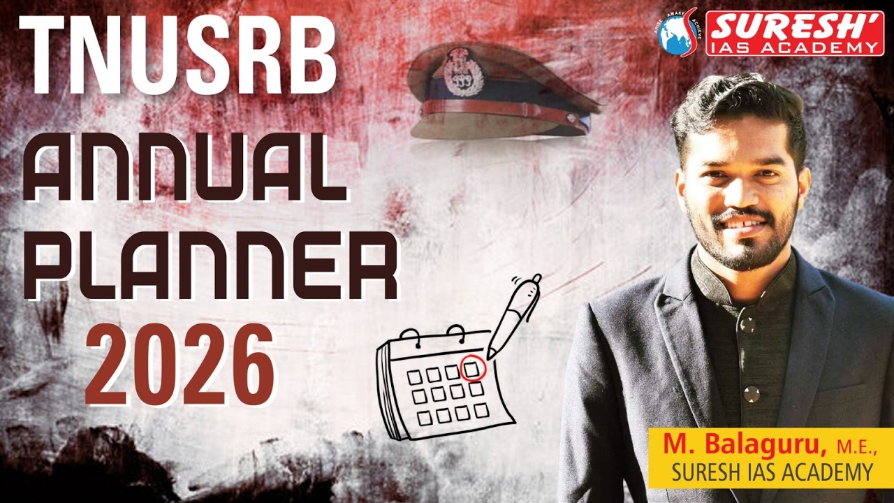 TNUSRB | Annual Planner | 2026 | Suresh IAS Academy