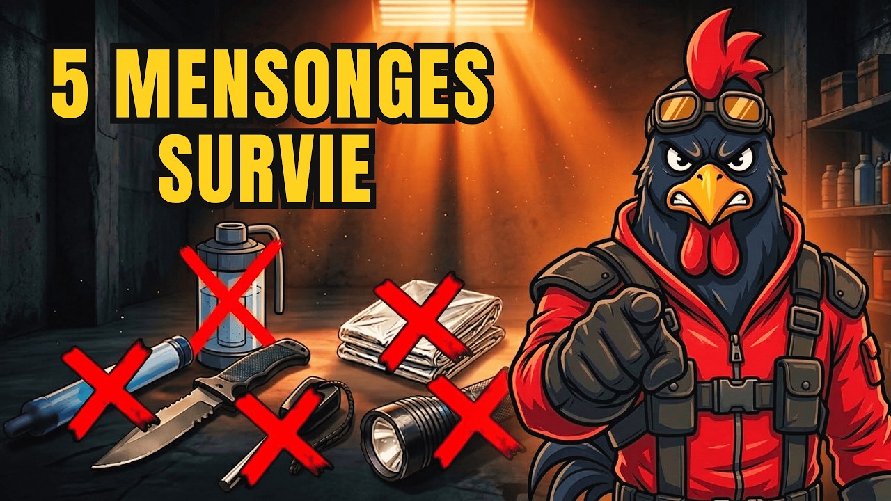 5 objets à ne JAMAIS mettre dans ton sac de survie