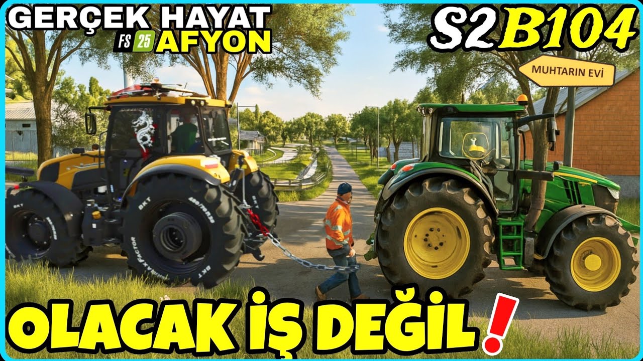 TAŞ OCAĞINDAN ÇAKIL GETİRDİK🔸️İŞ SONU ABDULLAH AMCAYLA TRAKTÖRLERİ ÇEKİŞTİRDİK ● FS25 GERÇEK HAYAT 