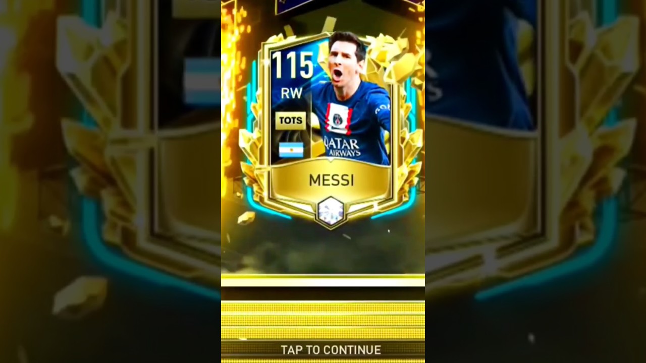 Utots Messi Pack Opening🔥. #shorts #fifamobile #fifa