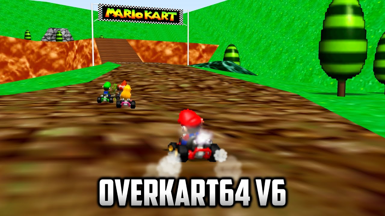 ⭐ Mario Kart 64 - OverKart V6 - Mushroom Cup (Custom Set 1)