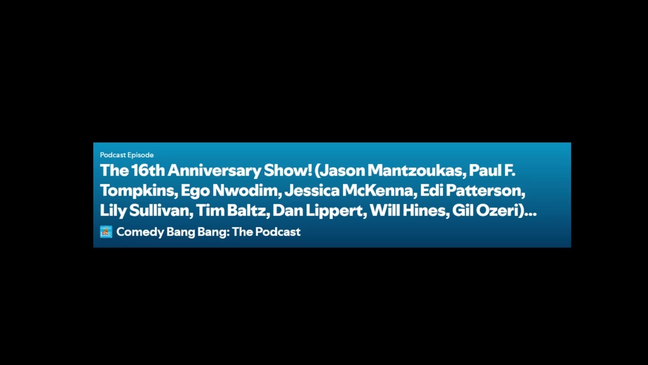 Gil Ozeri as Bitsy Bottom on Comedy Bang Bang's 16th Anniversary Show
