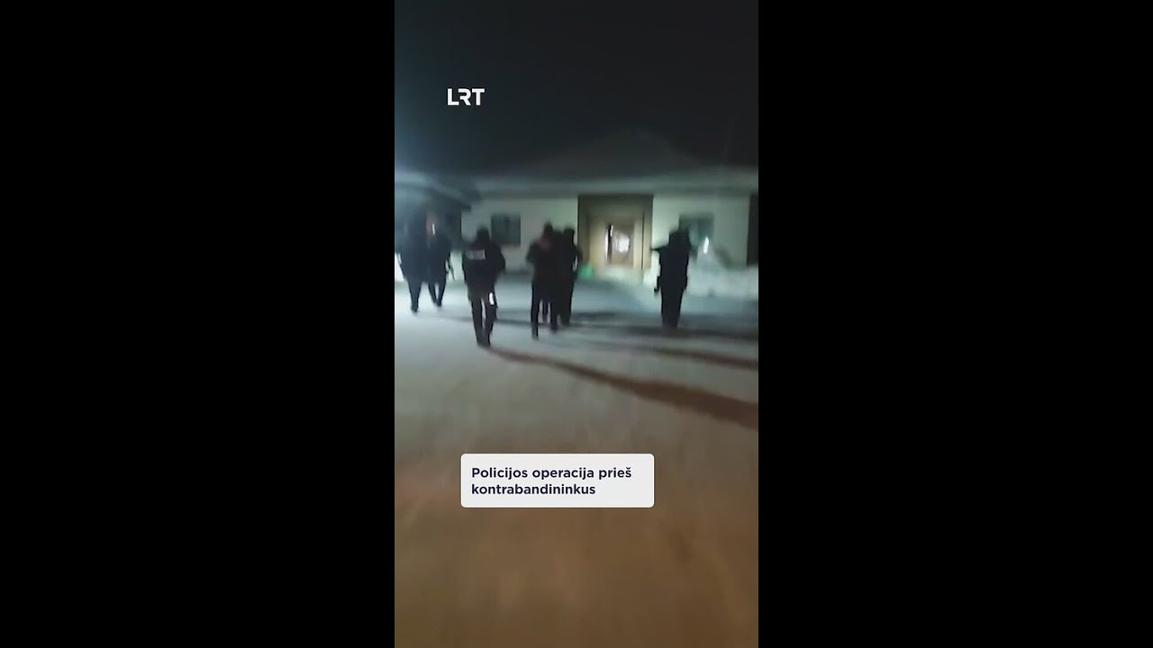 Policijos operacija prie&scaron; kontrabandininkus