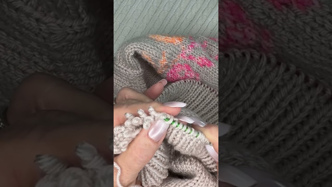 Совет по вязанию 🧶 Как поднять петлю после распускания или сброса 🧶👌🏻😜👏🏻