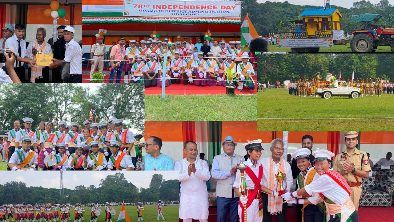 78th Independence day Celebration @Udalguri DC court #independenceday #2024